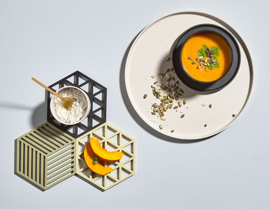 Zone Denmark hexagon onderzetter