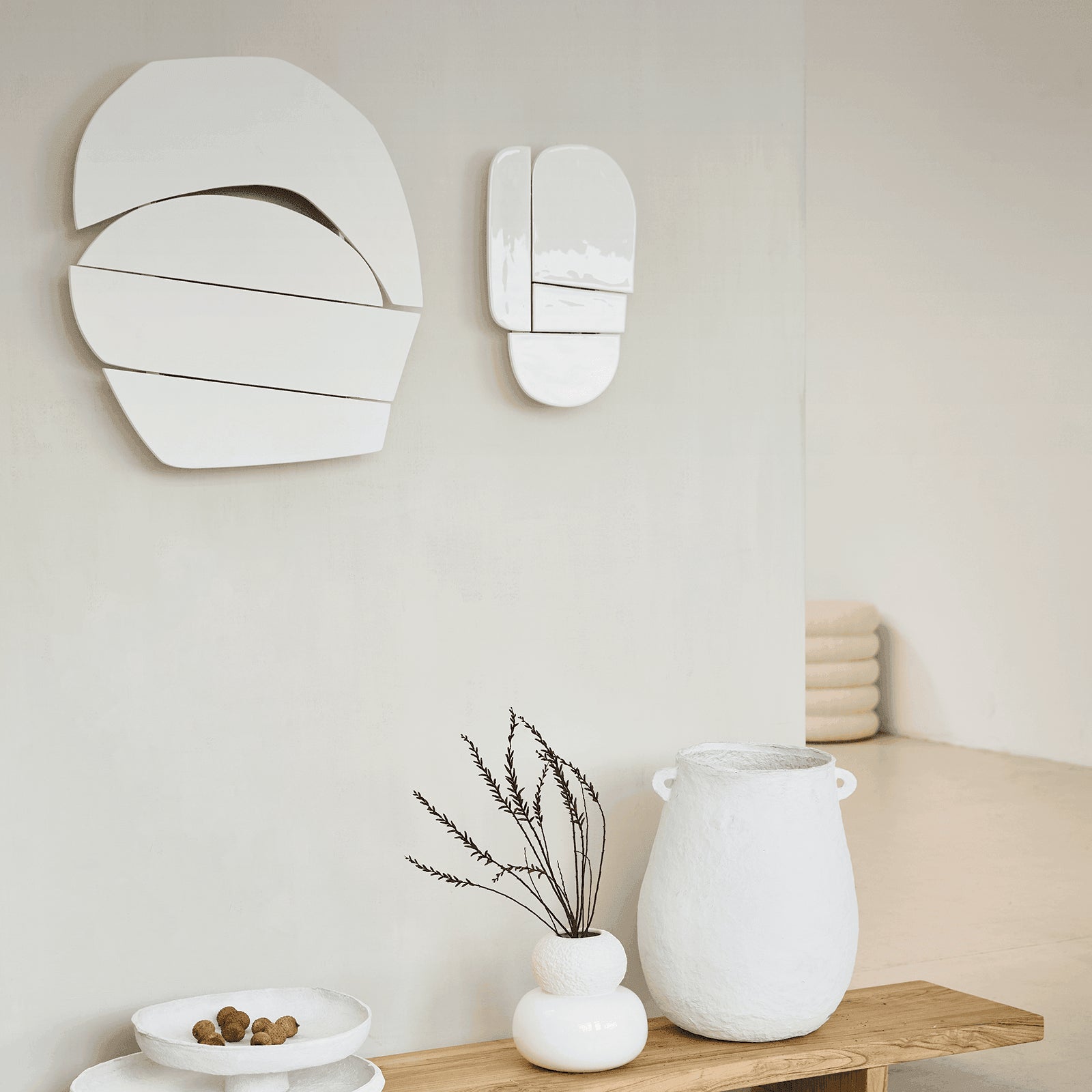 Wall decor Wood Block Off White