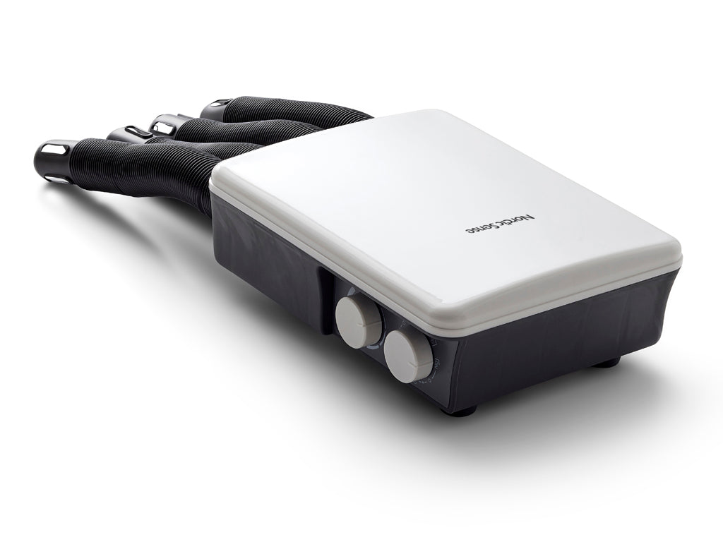 Nordic Sense schoendroger met thermostaat, 350 watt, wit - Accessoire Loods