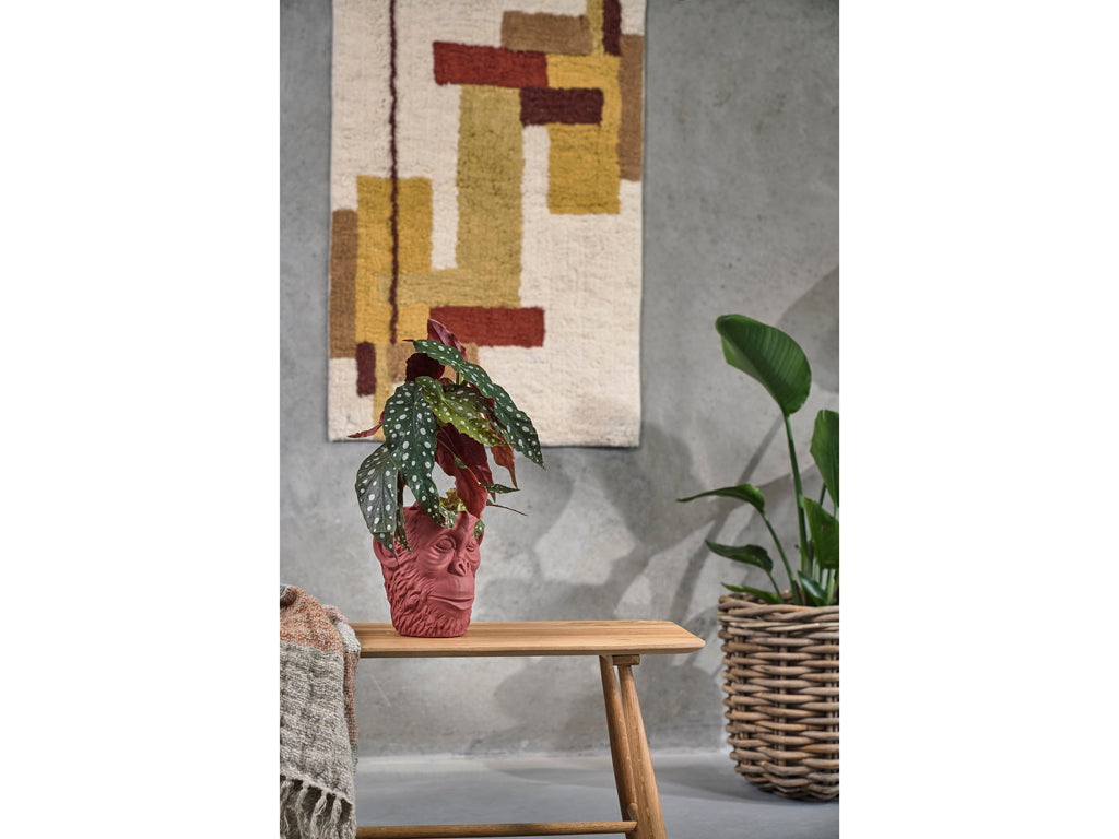 Plantenbak set van 2 Naturel riet