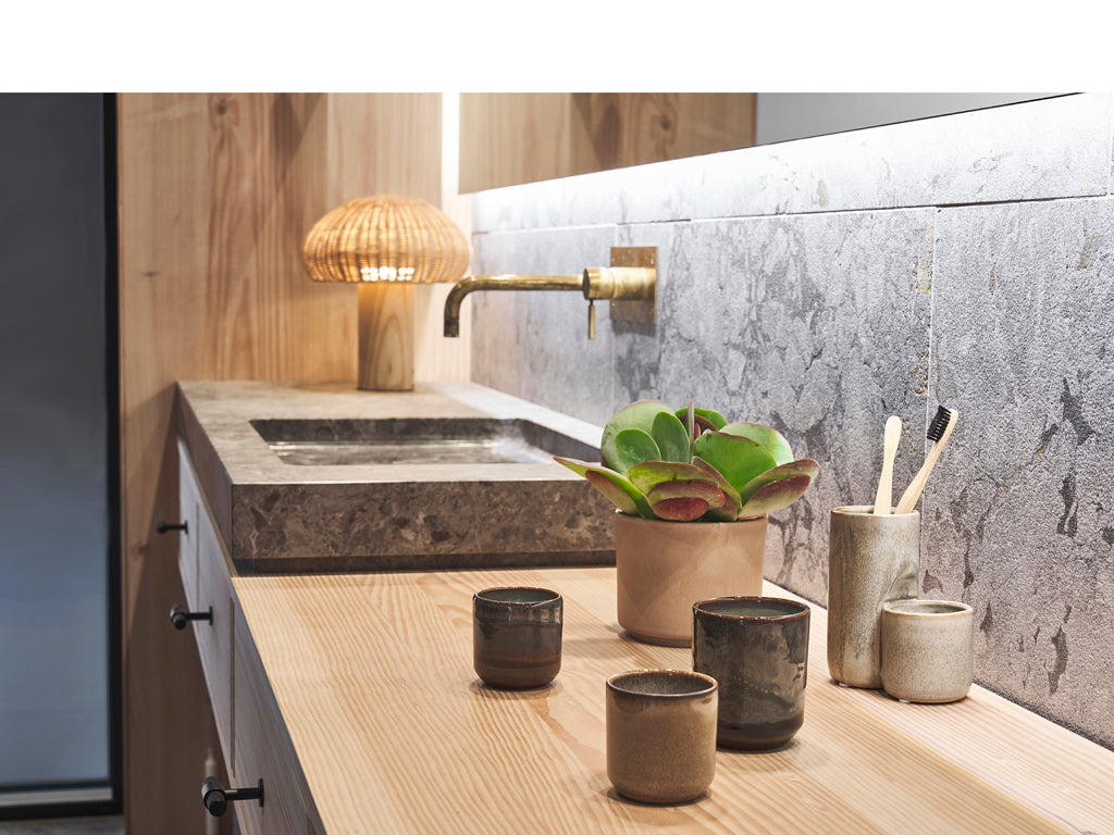 Villa Collection Thine Pot 13 x 7,5 x 14 cm Moon Rock - Accessoire Loods
