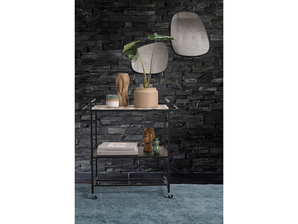 Villa Collection Venja Spiegel 34 x 40 cm Zwart