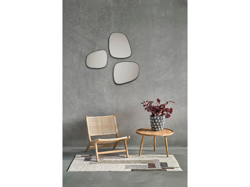 Villa Collection Venja Spiegel 42 x 50 cm Zwart - Accessoire Loods