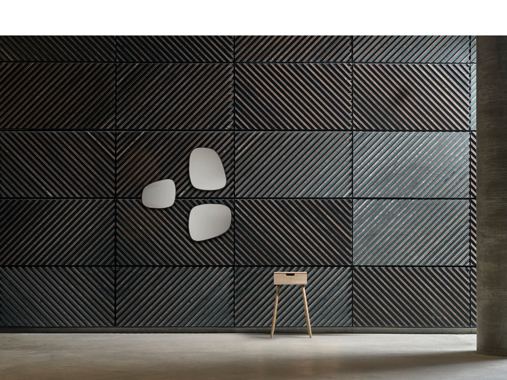 Villa Collection Venja Spiegel 42 x 50 cm Zwart - Accessoire Loods
