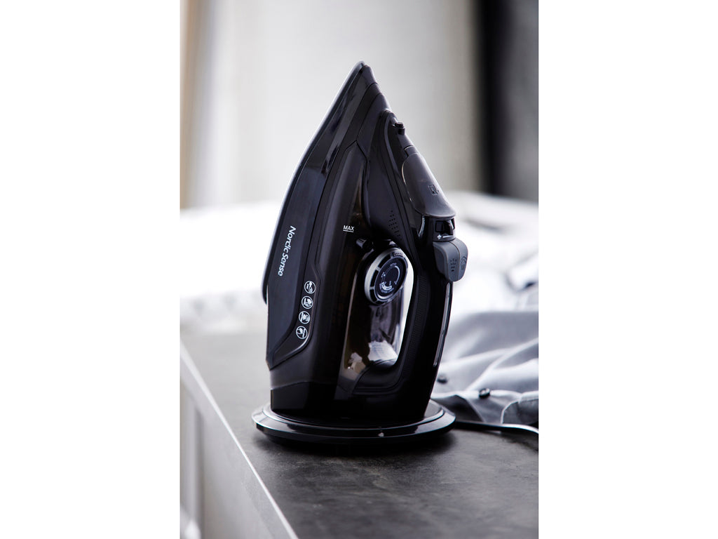 Nordic Sense stoomstrijkijzer, snoerloos, zwart - Accessoire Loods