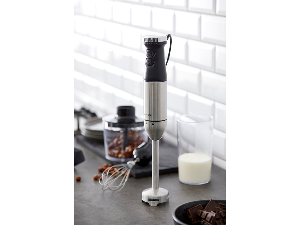 Nordic Sense staafmixerset, 800 watt, zwart/zilver - Accessoire Loods
