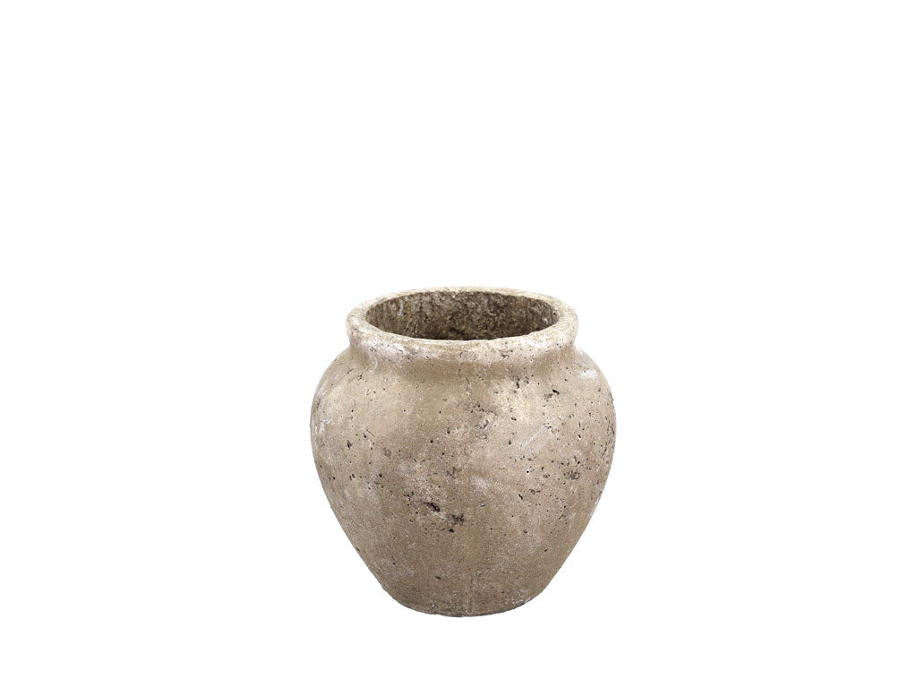 Villa Collection Loev Decoratiepot Dia. 19,5 x 19 cm Grijs