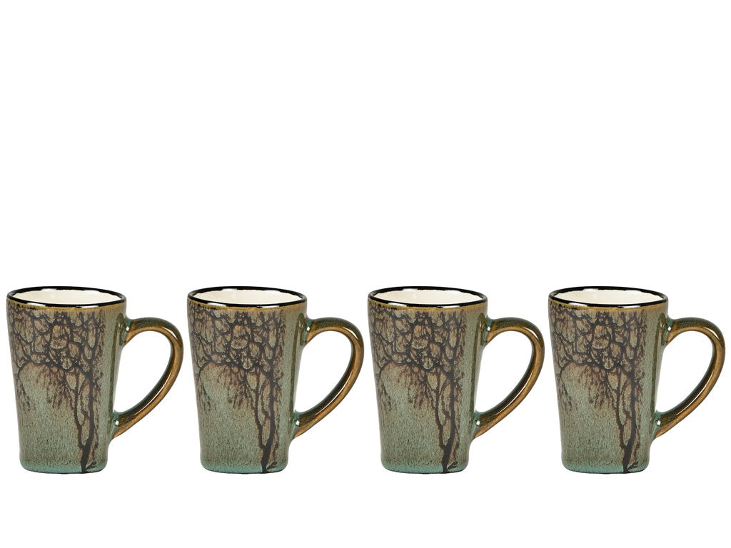 Villa Collection Hela Espressokop Dia. 5,5 x 8 cm 0,1 liter 4 st. Groen
