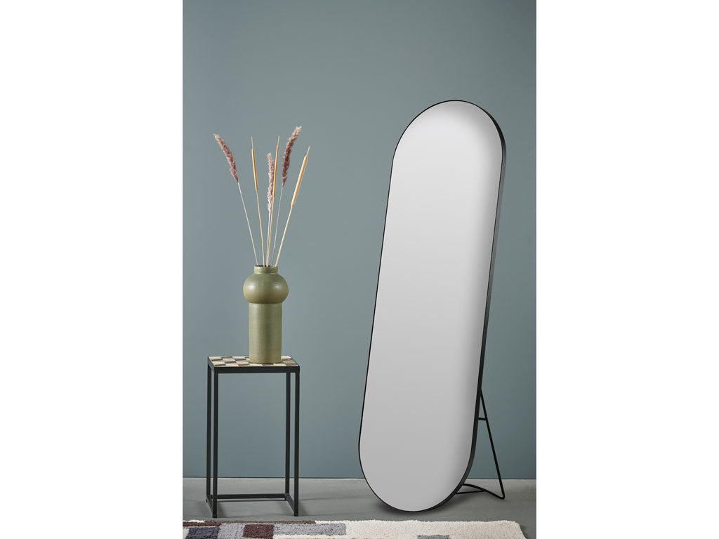 Villa Collection Vasto staande spiegel zwart - 170 x 55 cm - Accessoire Loods