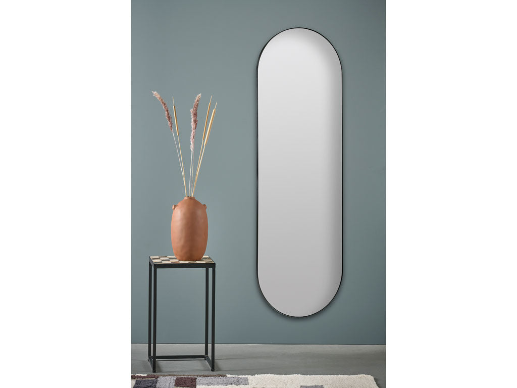 Villa Collection Vasto staande spiegel zwart - 170 x 55 cm - Accessoire Loods