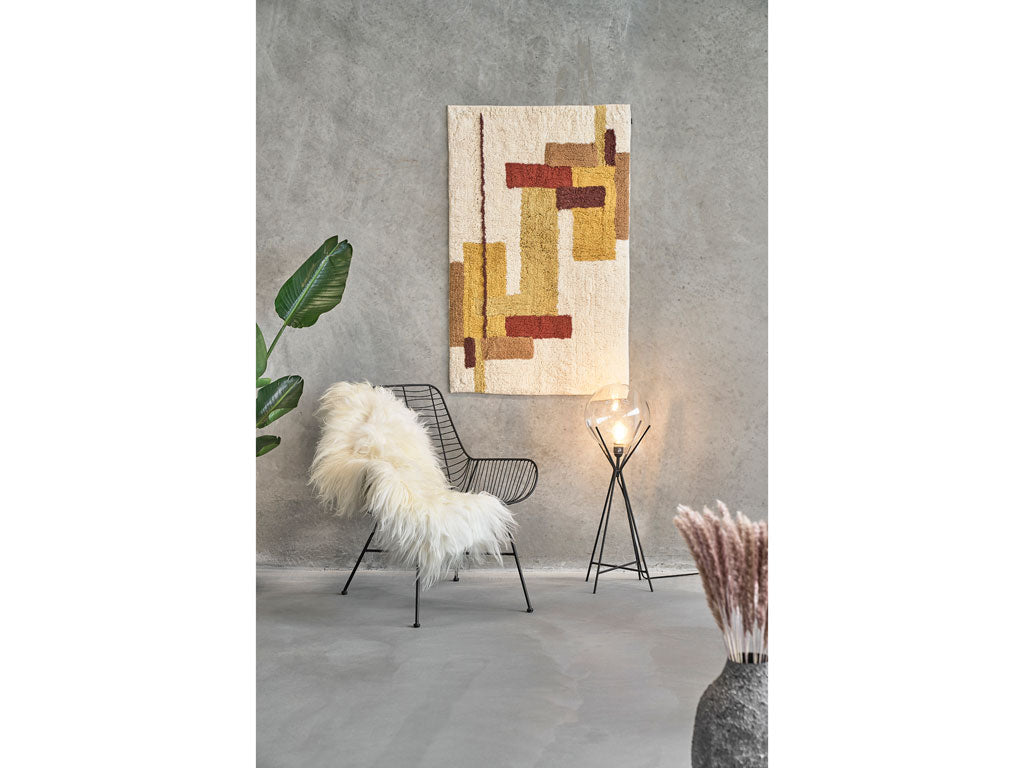 Villa Collection Stoel Svale-serie Metaal Zwart 67 x 63 x 77 cm - Accessoire Loods