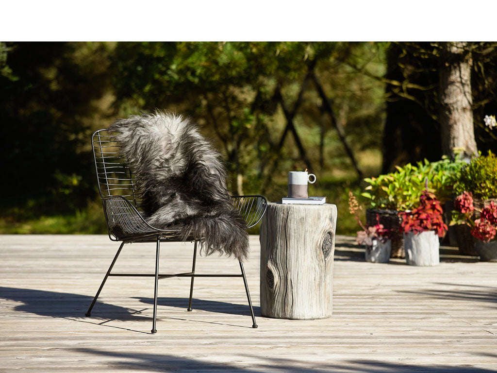 Villa Collection Stoel Svale-serie Metaal Zwart 67 x 63 x 77 cm - Accessoire Loods