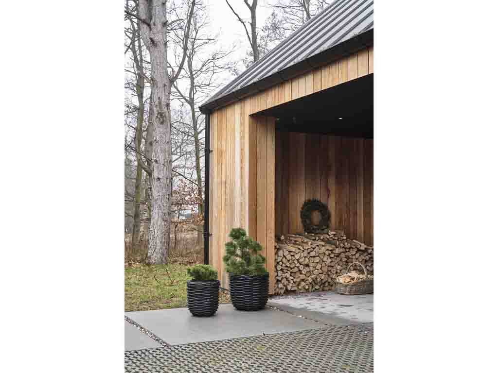 Villa Collection Vilda Plantenmand 2 stuks Zwart
