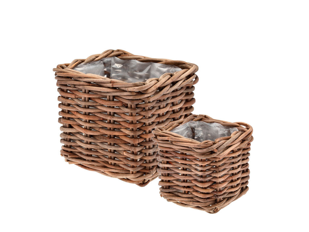 Villa Collection Ylm Plantenmand 2 stuks Natuur - Accessoire Loods