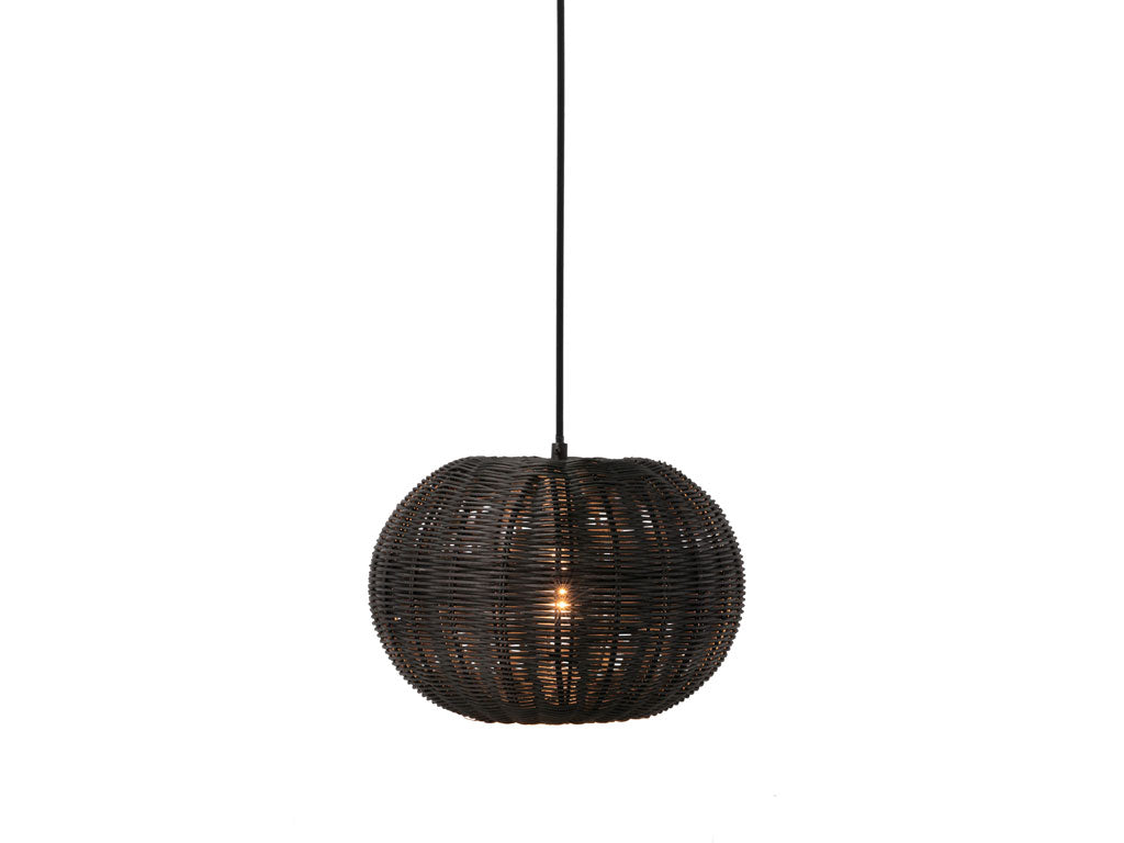 Villa Collection Werna Hanglamp Dia 30 x 20 cm Zwart - Accessoire Loods