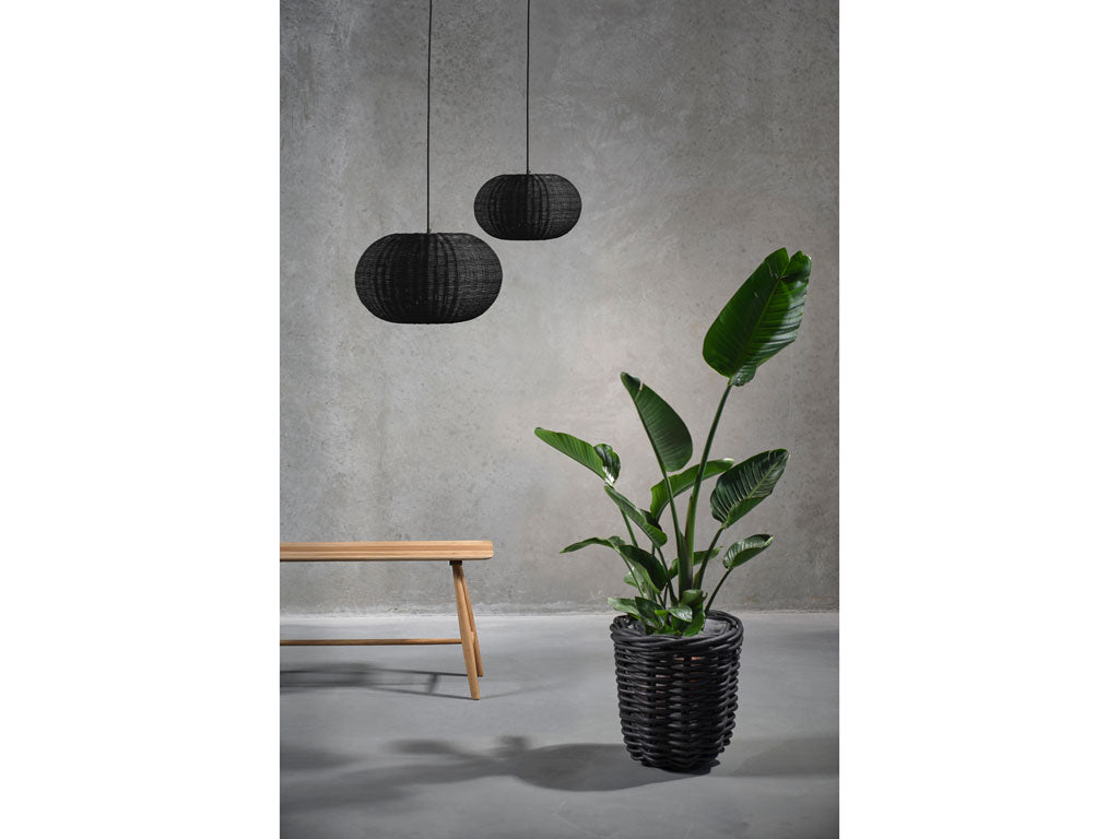 Villa Collection Werna Hanglamp Dia 30 x 20 cm Zwart - Accessoire Loods