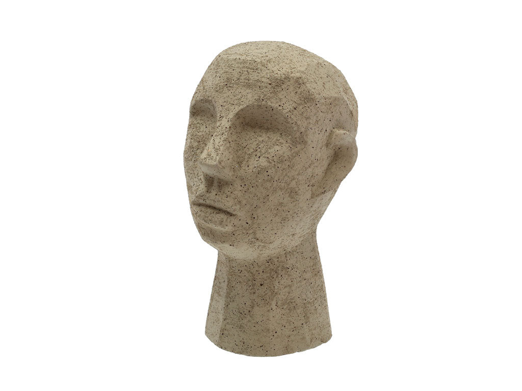 Villa Collection Talvik Beeldje Hoofd 18,5 x 19,5 x 30 cm Licht olijfgroen - Accessoire Loods