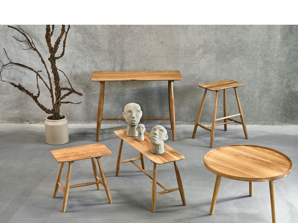Villa Collection Talvik Beeldje Hoofd 8,5 x 8,5 x 15 cm Grijsbruin - Accessoire Loods