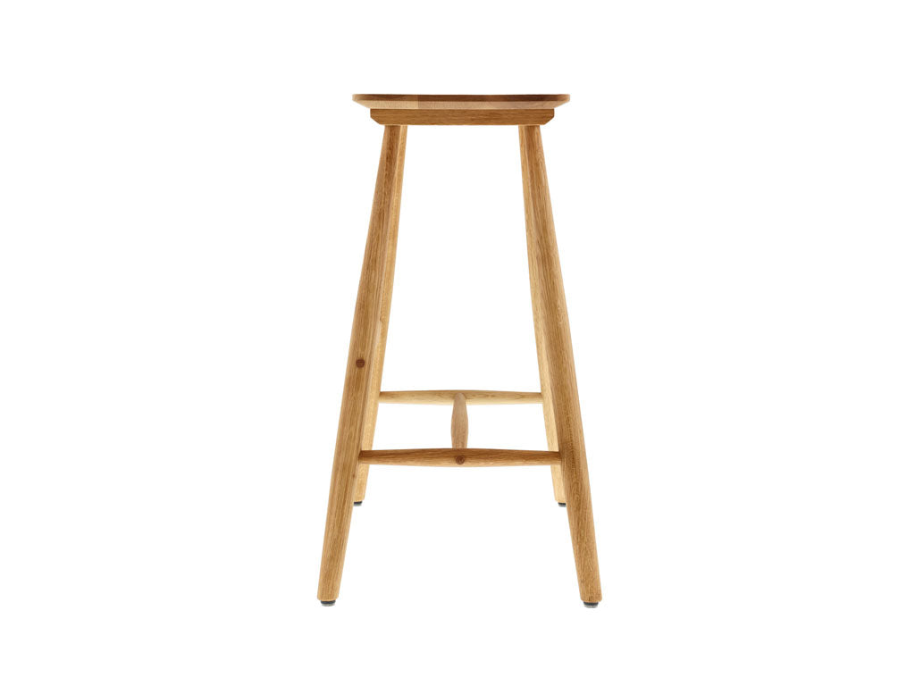 Villa Collection Bodo Hoge kruk 46,5 x 28 x 64 cm Natuur Geolied Eiken - Accessoire Loods