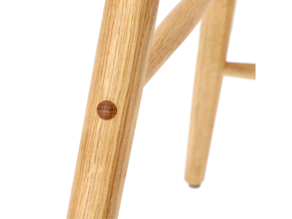 Villa Collection Bodo Hoge kruk 46,5 x 28 x 64 cm Natuur Geolied Eiken - Accessoire Loods