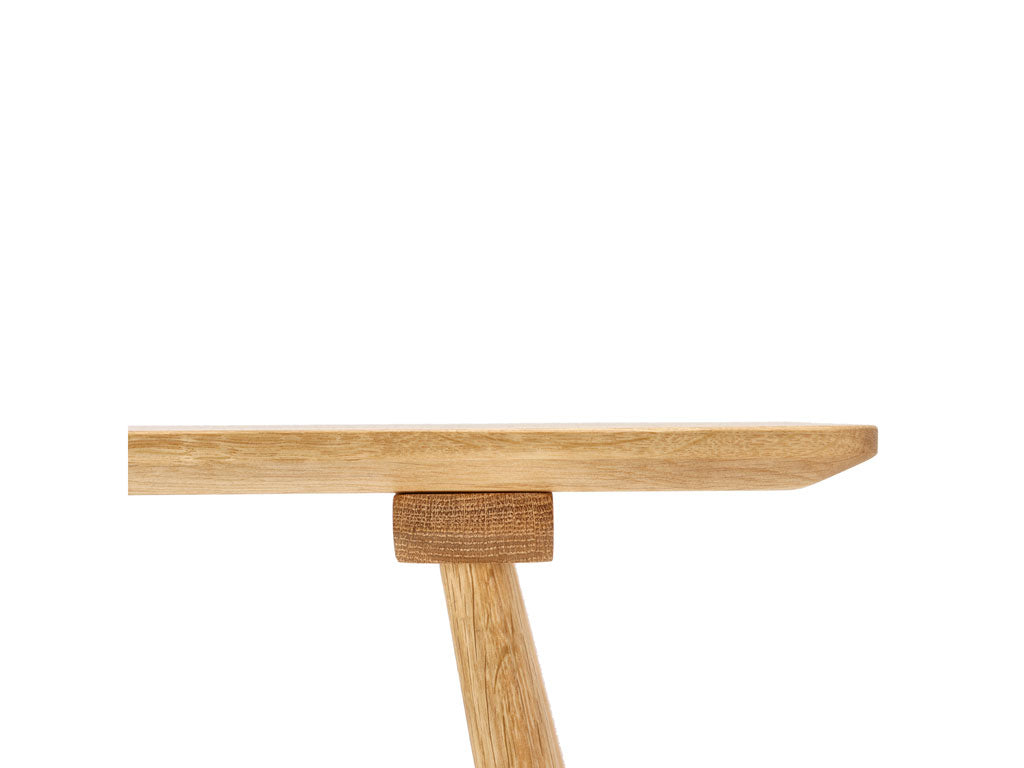 Villa Collection Bodo Hoge kruk 46,5 x 28 x 64 cm Natuur Geolied Eiken - Accessoire Loods