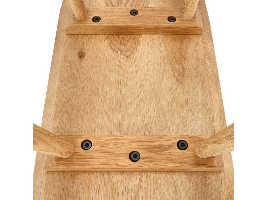 Villa Collection Bodo Hoge kruk 46,5 x 28 x 64 cm Natuur Geolied Eiken - Accessoire Loods