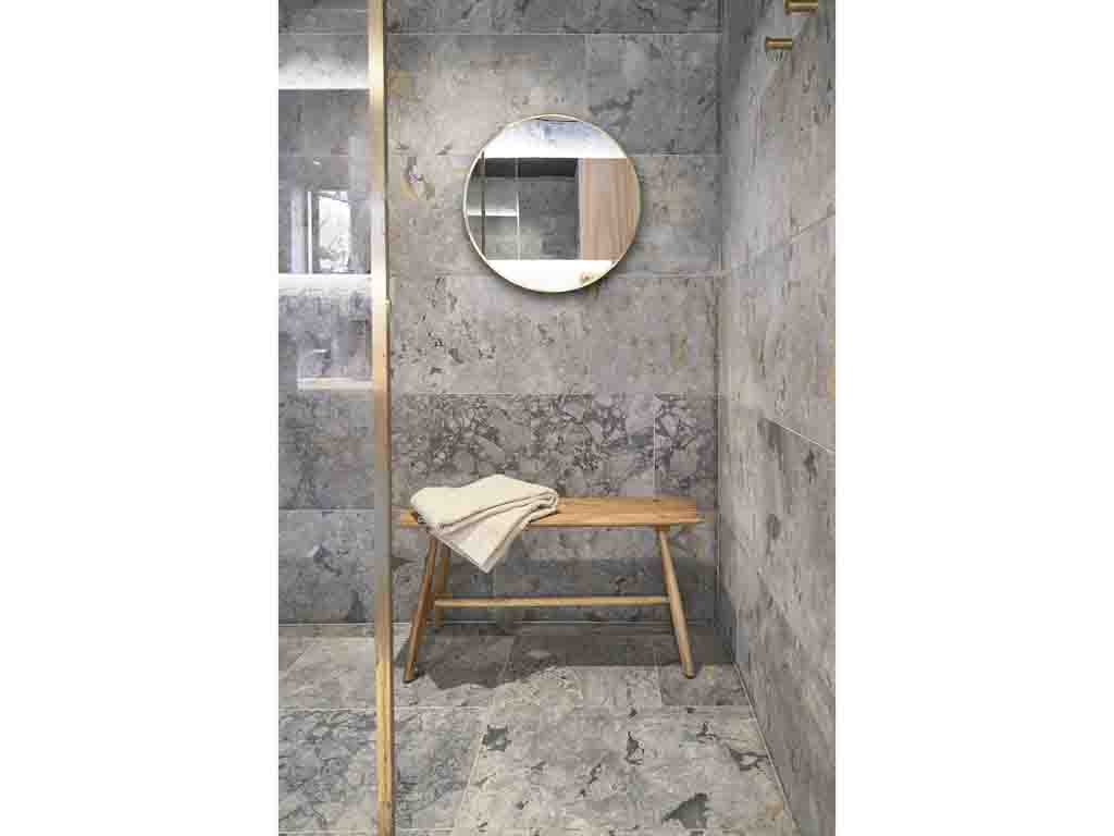 Villa Collection Bodo Bank 90 x 28 x 45 cm Natuur Geolied Eiken