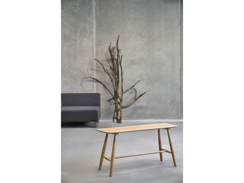 Villa Collection Bodo Bank 90 x 28 x 45 cm Natuur Geolied Eiken