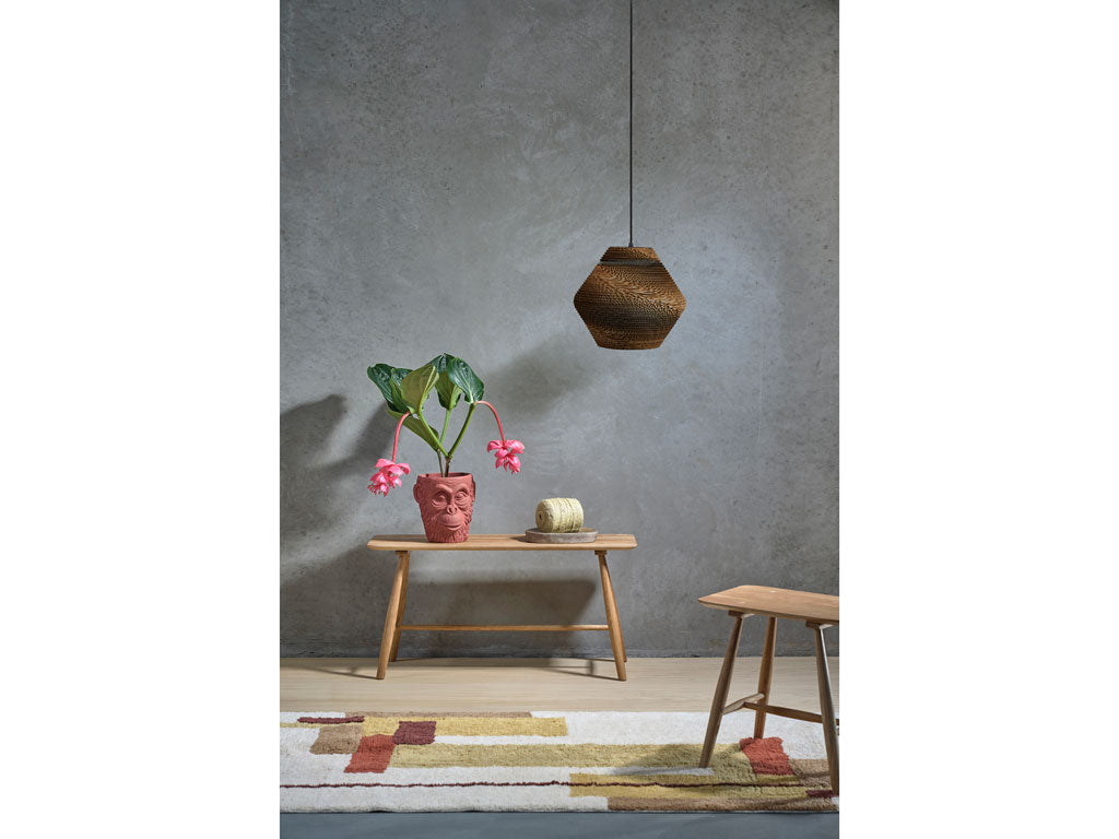 Villa Collection Bodo Bank 90 x 28 x 45 cm Natuur Geolied Eiken