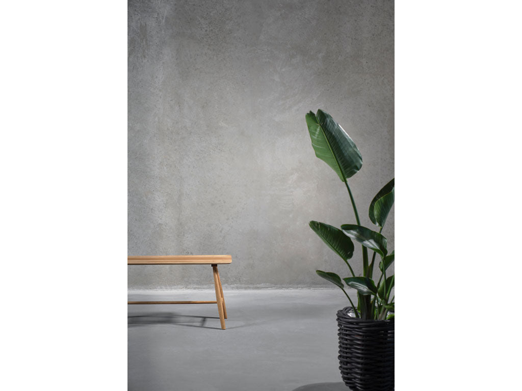 Villa Collection Bodo Bank 90 x 28 x 45 cm Natuur Geolied Eiken