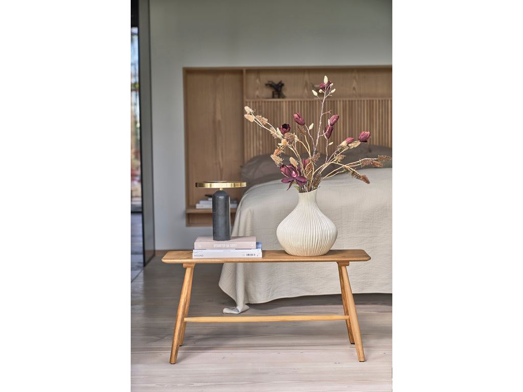 Villa Collection Bodo Bank 90 x 28 x 45 cm Natuur Geolied Eiken