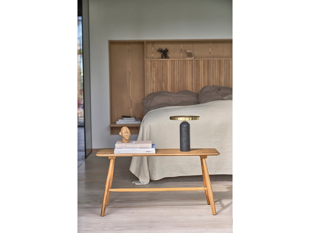 Villa Collection Bodo Bank 90 x 28 x 45 cm Natuur Geolied Eiken