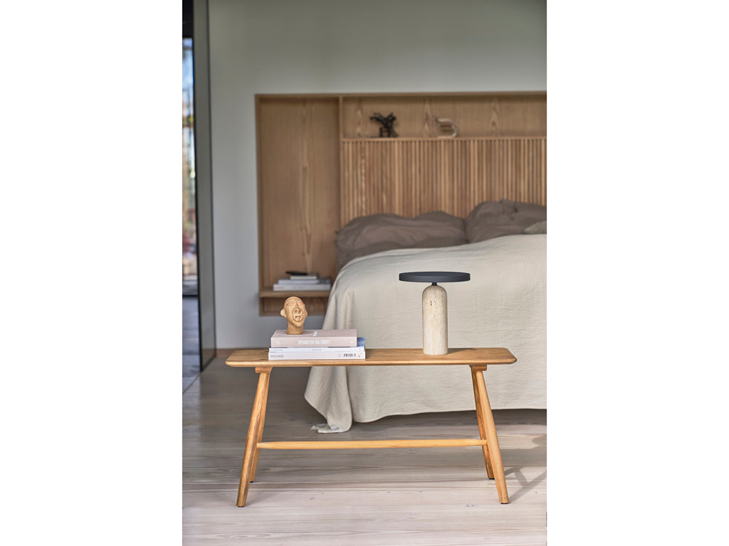 Villa Collection Bodo Bank 90 x 28 x 45 cm Natuur Geolied Eiken