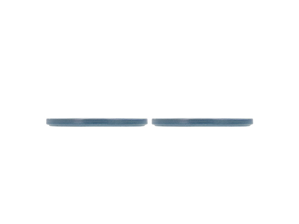 Villa Collection Fjord Lunchbord Dia 20,5 x 1,5 cm 2 st. Blauw - Accessoire Loods