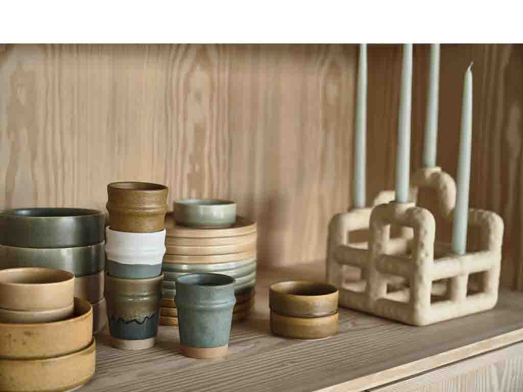 Villa Collection Fjord Kom Dia 15,5 x 4,5 cm 0,45 liter 2 st. Crème - Accessoire Loods