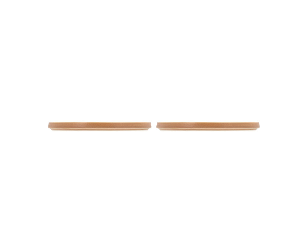 Villa Collection Fjord Lunchbord Dia 20,5 x 1,5 cm 2 stuks Crème - Accessoire Loods