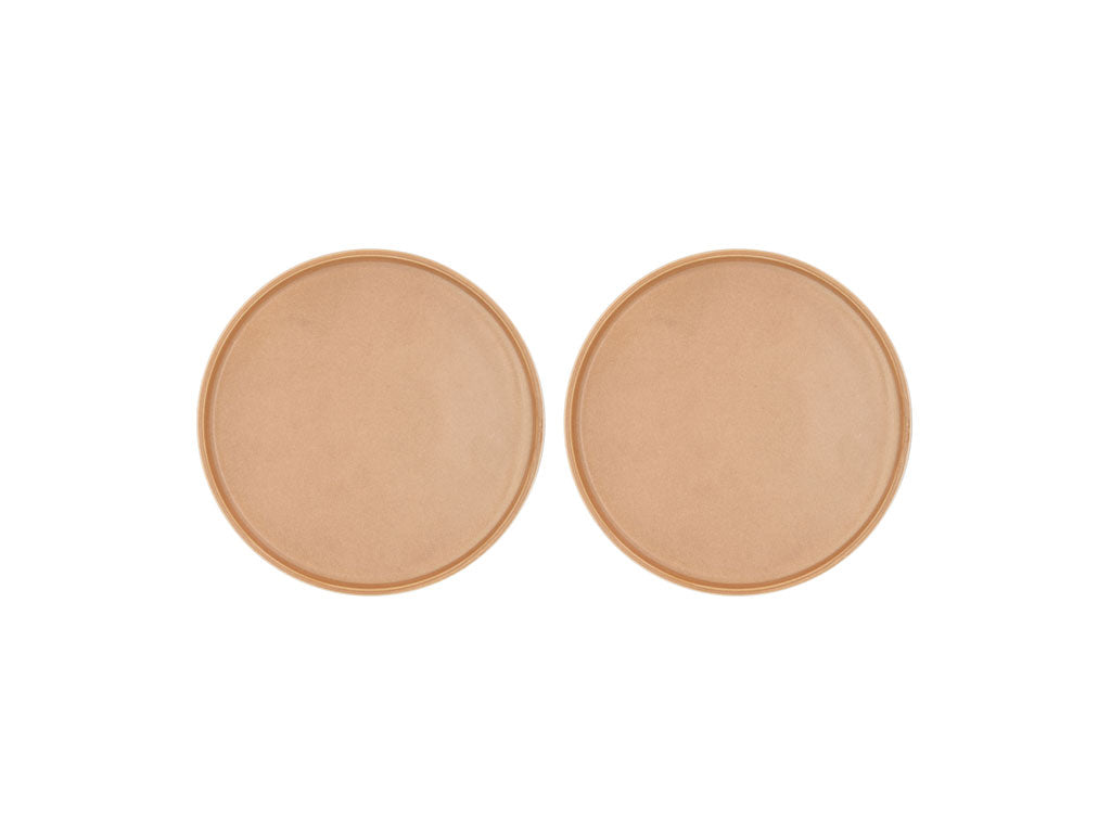 Villa Collection Fjord Lunchbord Dia 20,5 x 1,5 cm 2 stuks Crème - Accessoire Loods