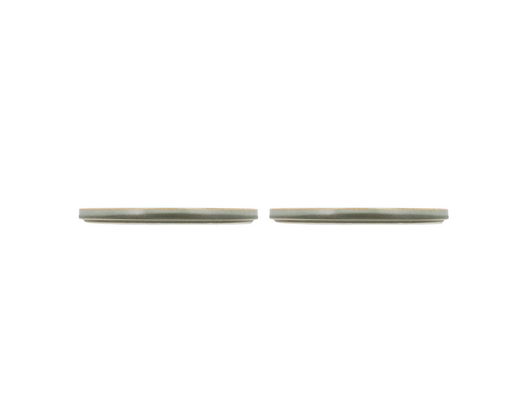Villa Collection Fjord Lunchbord Dia 20,5 x 1,5 cm 2 stuks Groen - Accessoire Loods