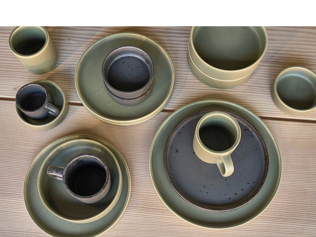 Villa Collection Fjord Espressokop 8,8 x 6 x 4,9 cm 0,1 liter 2 stuks Zwart metallic - Accessoire Loods