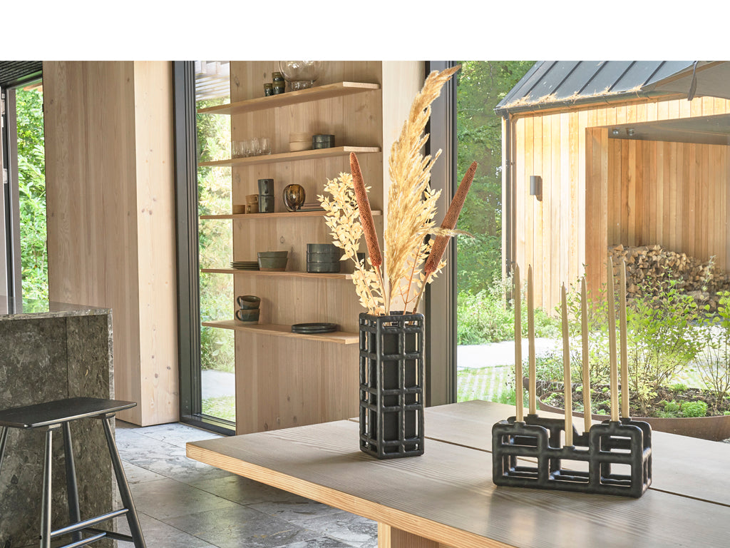 Villa Collection Fjord Kom Dia 10,1 x 3,6 cm 0,125 liter 2 st. Zwart metallic - Accessoire Loods