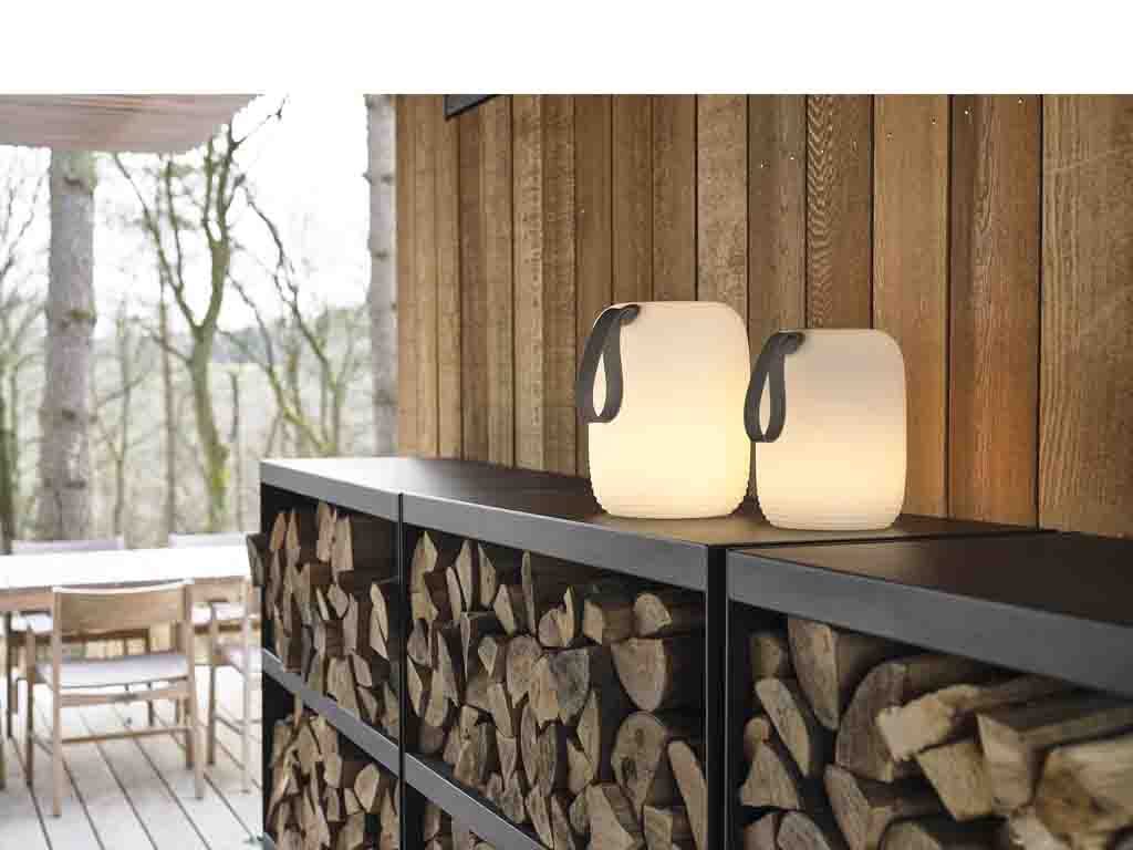 Villa Collection Hav Lounge Lamp Dia 21 x 27,5 cm Wit