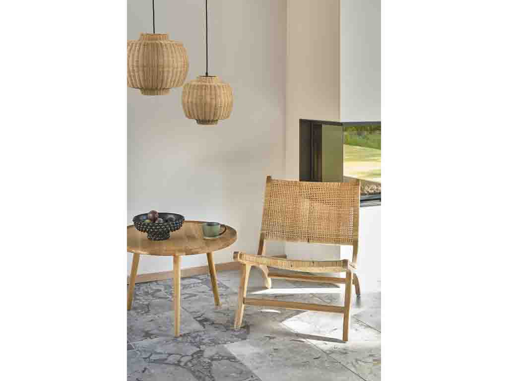 Villa Collection Vinka Hanglamp Dia 30 x 28 cm Natuur - Accessoire Loods