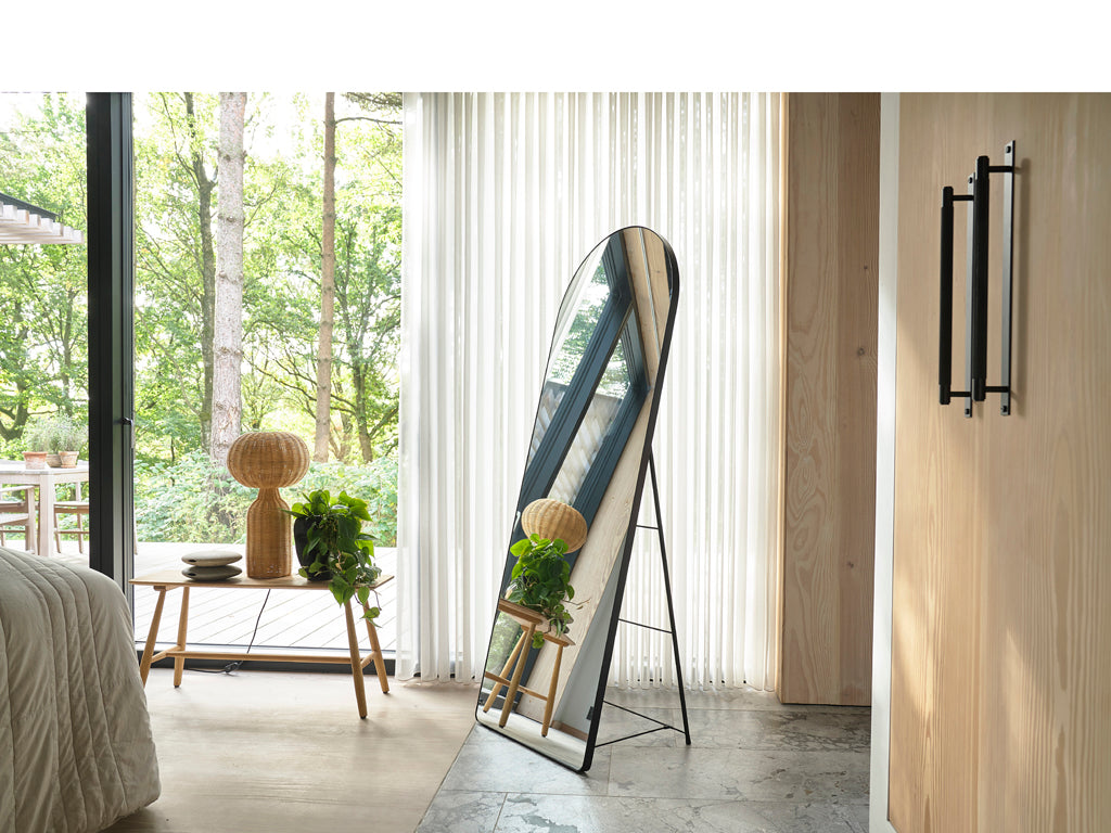 Villa Collection Vasto Spiegel 170 x 60 x 3 cm Zwart - Accessoire Loods