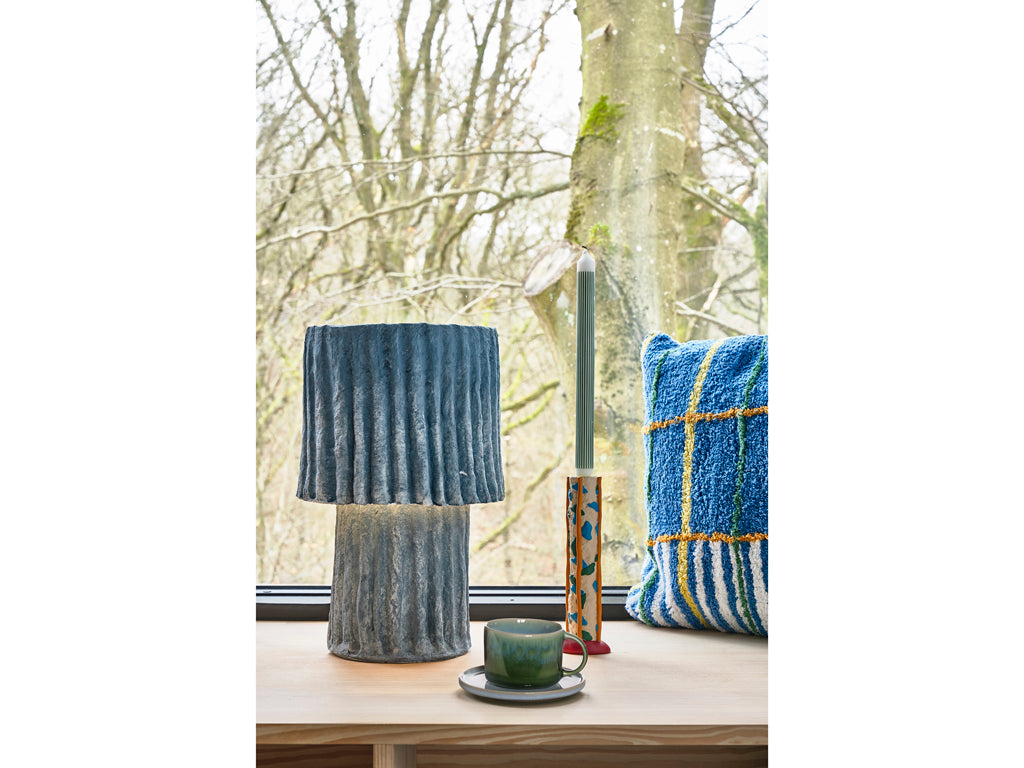 Villa Collection Dynamic Kussen 45x45 Blauw/Geel/Offwhi/Groen - Accessoire Loods