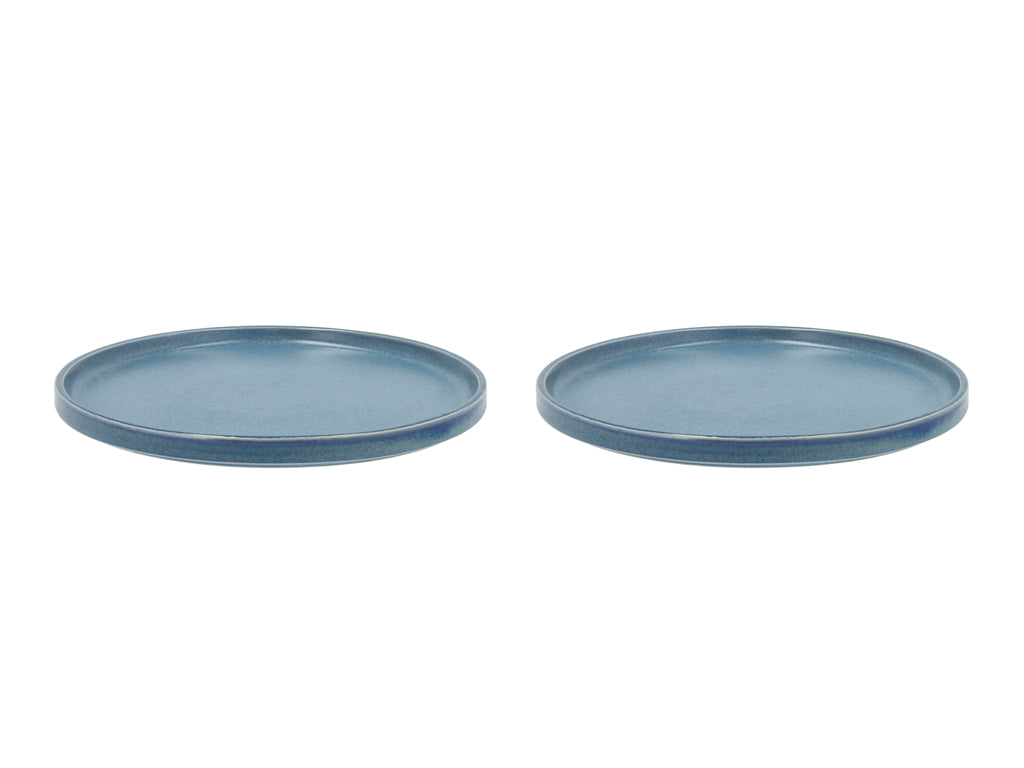 Villa Collection Fjord Eetbord Dia 26,5 x 1,9 cm 2 st. Blauw - Accessoire Loods