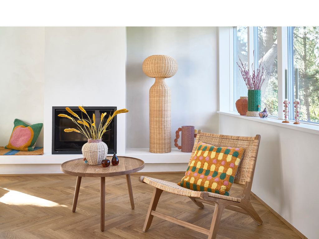 Villa Collection Harvest Beeldje 7,5 x 7,5 x 7,5 cm Amber - Accessoire Loods