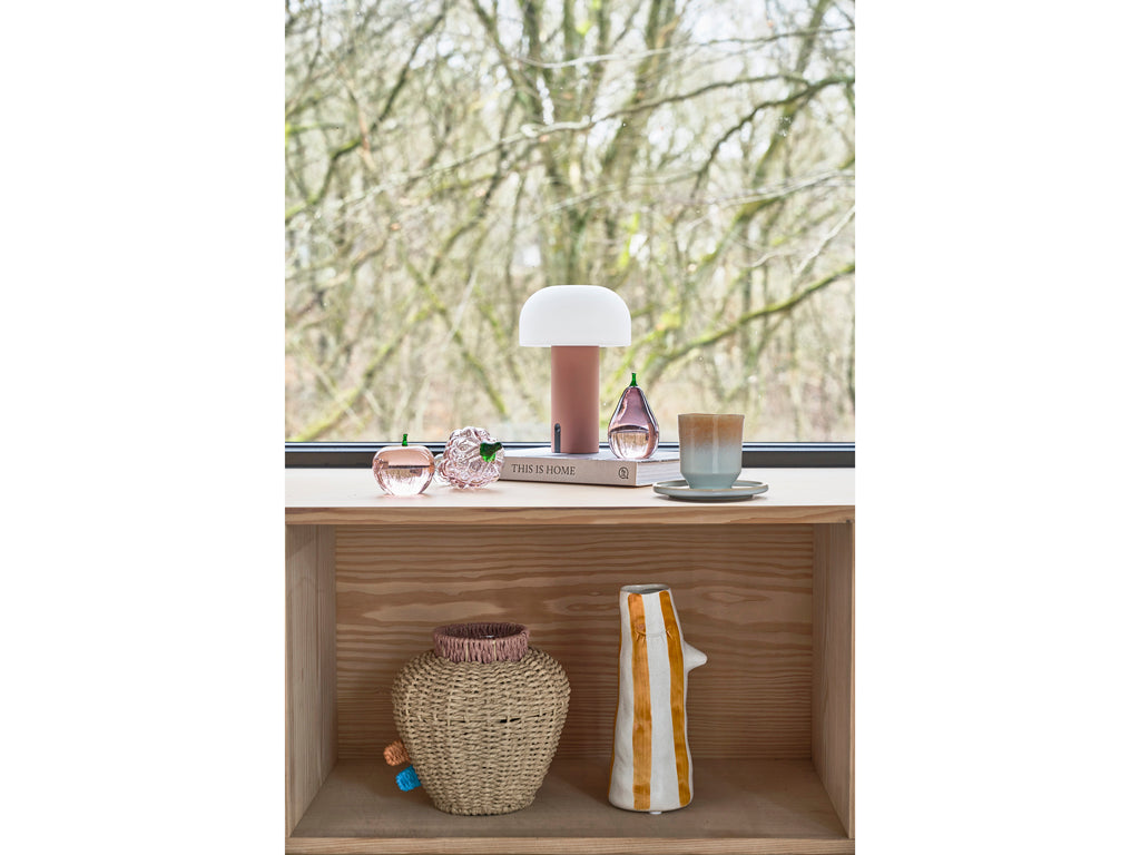 Villa Collection Harvest Beeldje 8 x 8 x 14 cm Donkerroze - Accessoire Loods