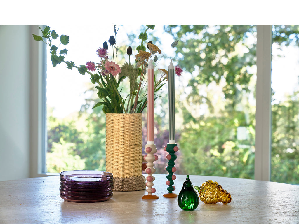 Villa Collection Harvest Beeldje 8 x 8 x 14 cm Amber - Accessoire Loods