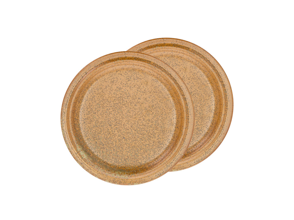 Villa Collection Evig Lunchbord Dia 20 x 1,5 cm 2 st. Amber