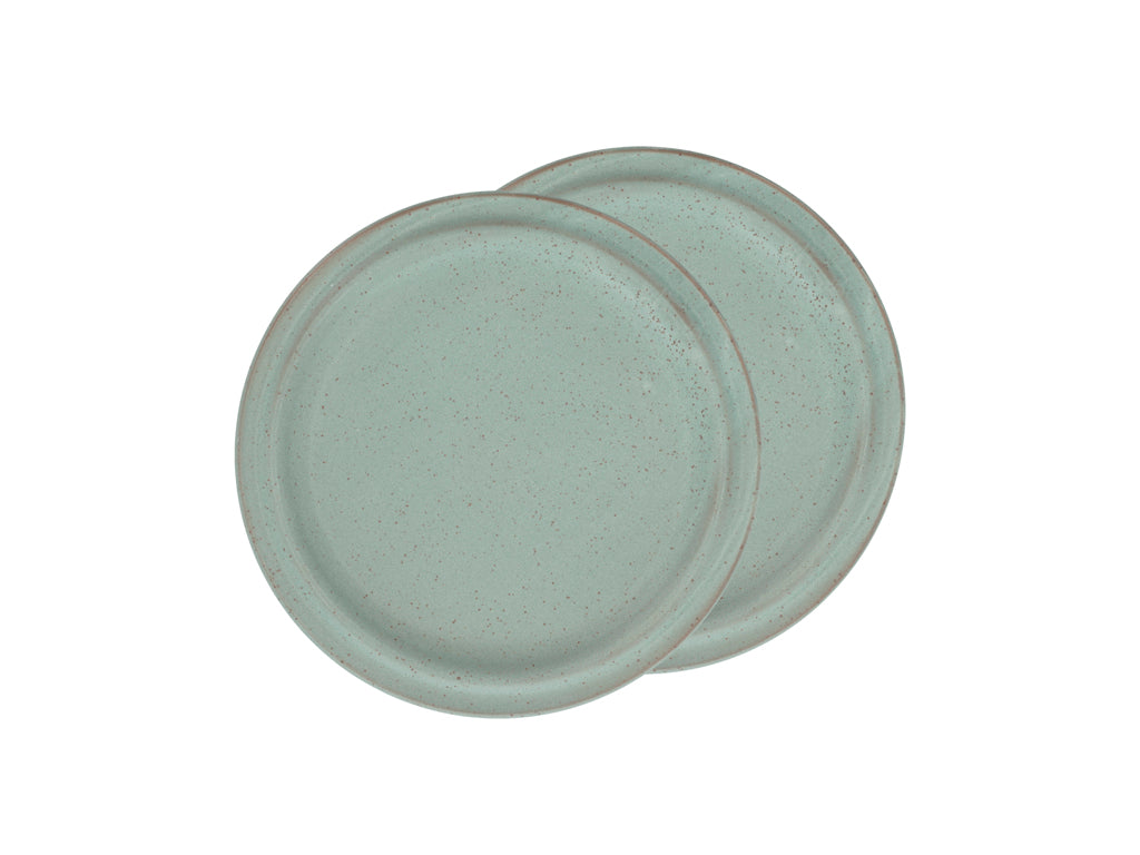 Villa Collection Evig Lunchbord Dia 20 x 1,5 cm 2 stuks Groen